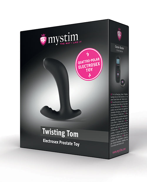 Mystim Twisting Tom - with e-stim - Black
