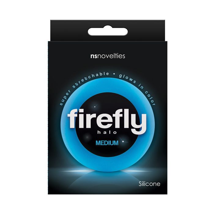 Firefly Halo Cockring - Blue (Available in 3 Sizes)