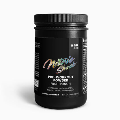 Nitric Shock Pre-Workout Powder (Fruit Punch)