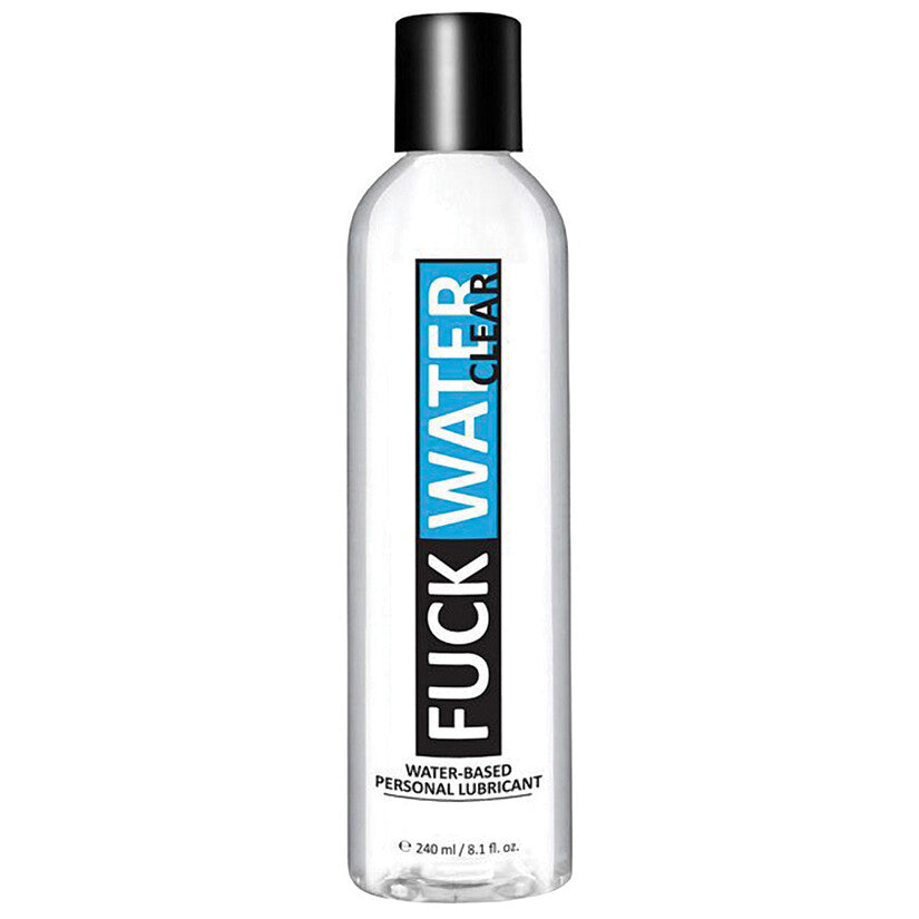 Fuckwater Clear H2O Water Based Personal Lubricant - Choose Size