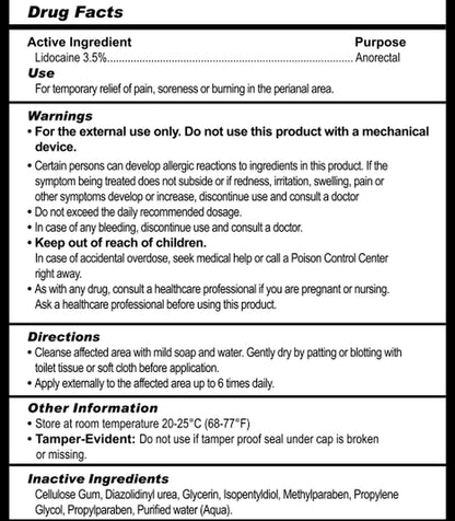 Master Series Numb Desensitizing Water Based Lubricant 8 Oz