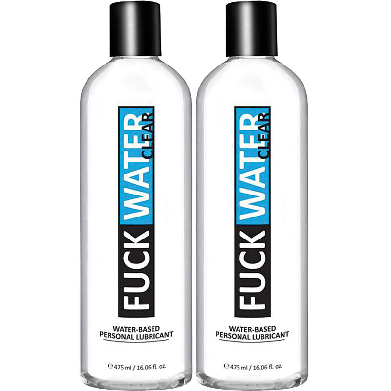 Fuckwater Clear H2O Water Based Personal Lubricant - Choose Size