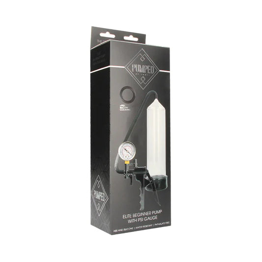 Pumped Elite Beginner Pump With PSI Gauge