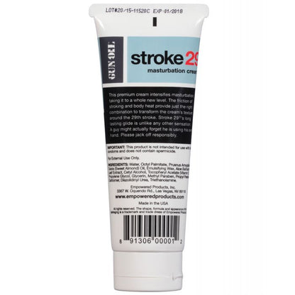 Stroke 29 Masturbation Cream - 6.7 oz