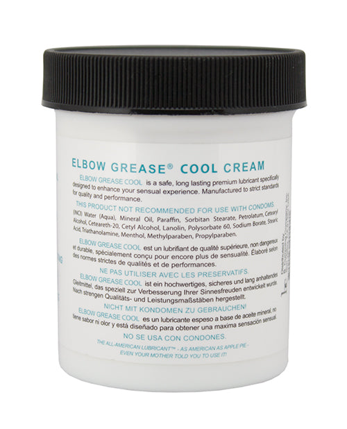 Elbow Grease *Cooling* Oil Based Cream - 4 oz Jar