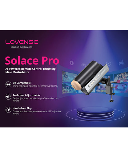 Lovense Solace Pro Thrusting Masturbator