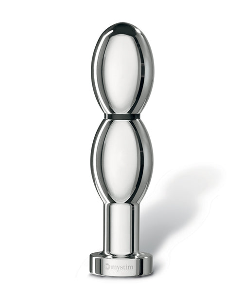 Mystim O(h!)-thello e-Stim Oval Aluminum Dildo