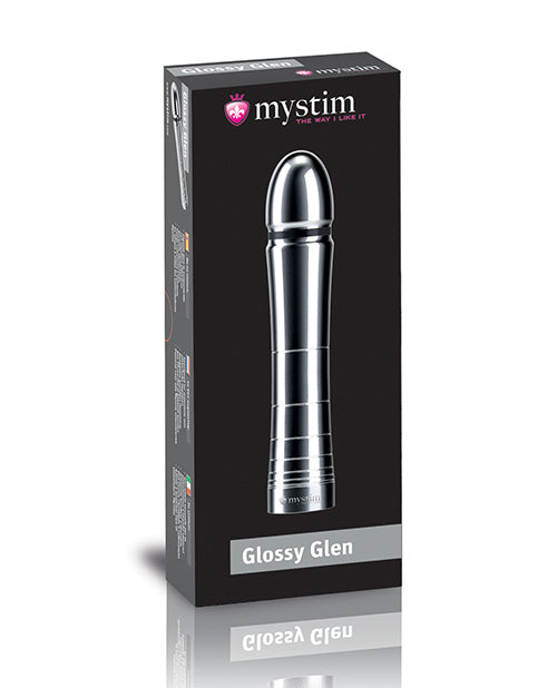 Mystim Glossy Glen e-Stim Aluminum Dildo