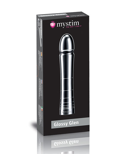 Mystim Glossy Glen e-Stim Aluminum Dildo