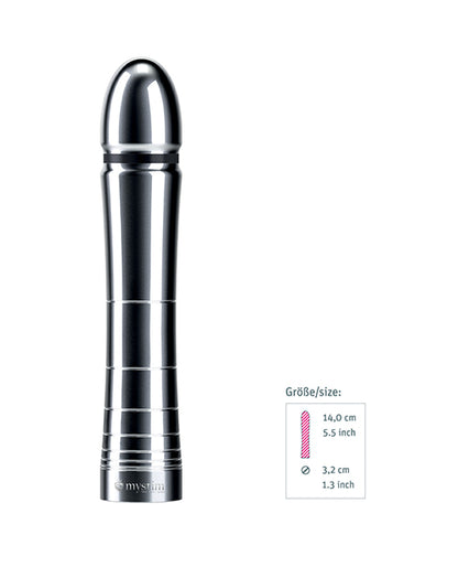 Mystim Glossy Glen e-Stim Aluminum Dildo