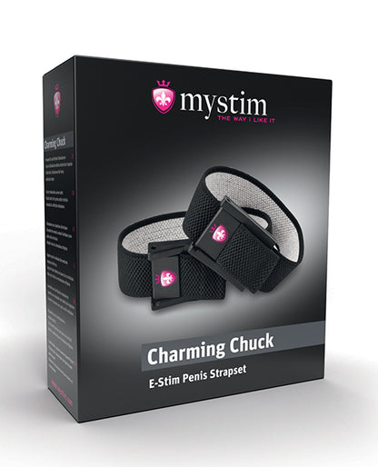 Mystim Charming Chuck - Strap Set of 2 with 2mm Adaptor