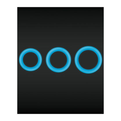 Firefly Halo Cockring - Blue (Available in 3 Sizes)